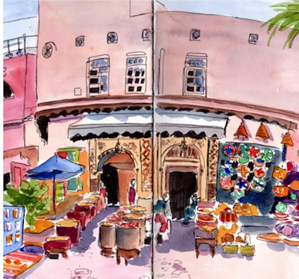 Travel Sketching Nov. 6th 9am-1pm